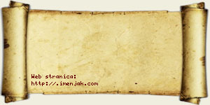 Anđela Vujić vizit kartica